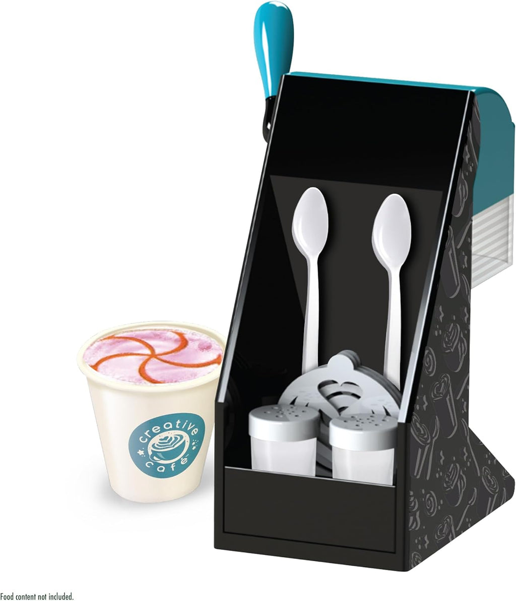 Cra-Z-Art Creative Café Barista Bar – Kids Pretend Play Milk Frother Toy