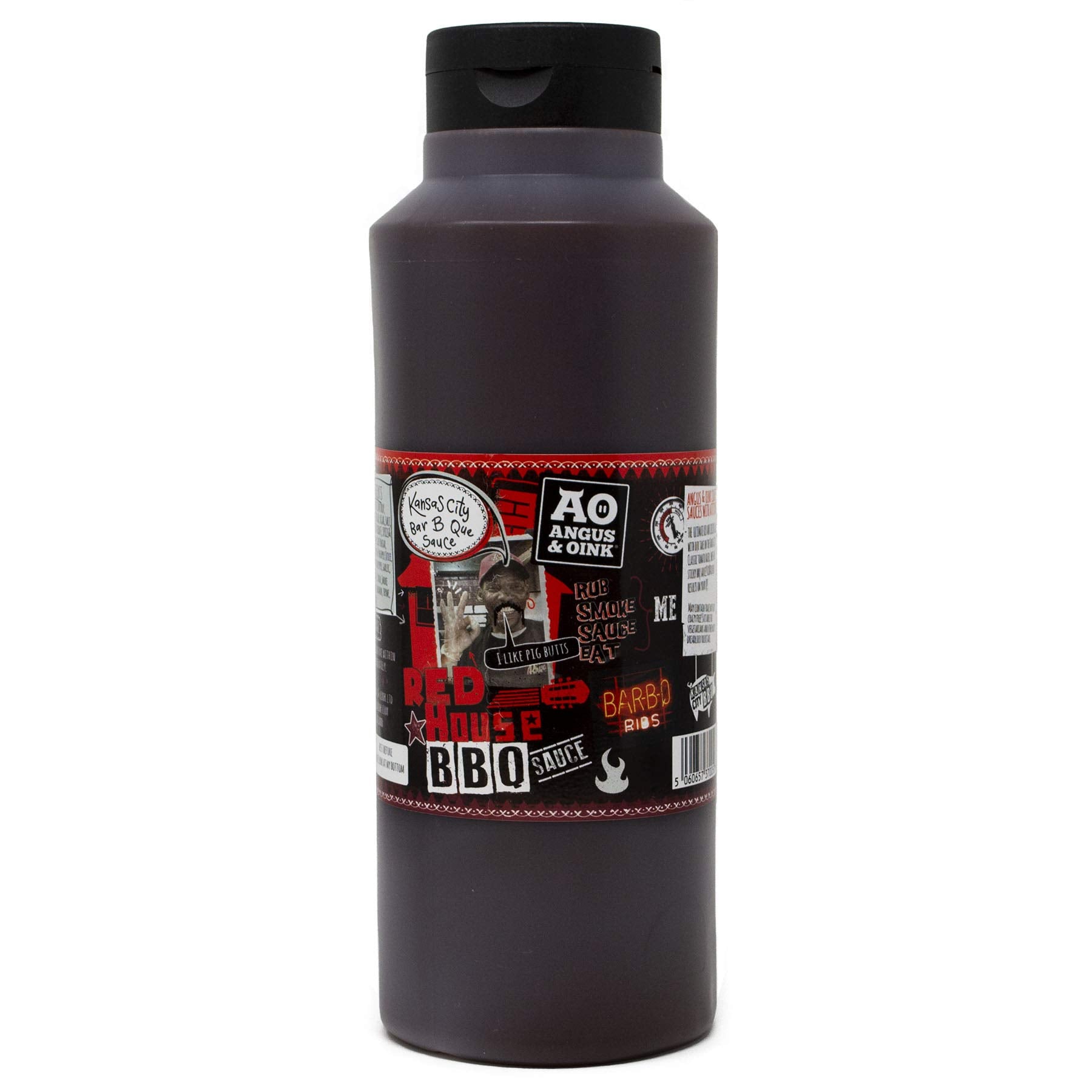 Angus & Oink Red House Kansas City BBQ Sauce - Sweet Rib Glaze (1L)