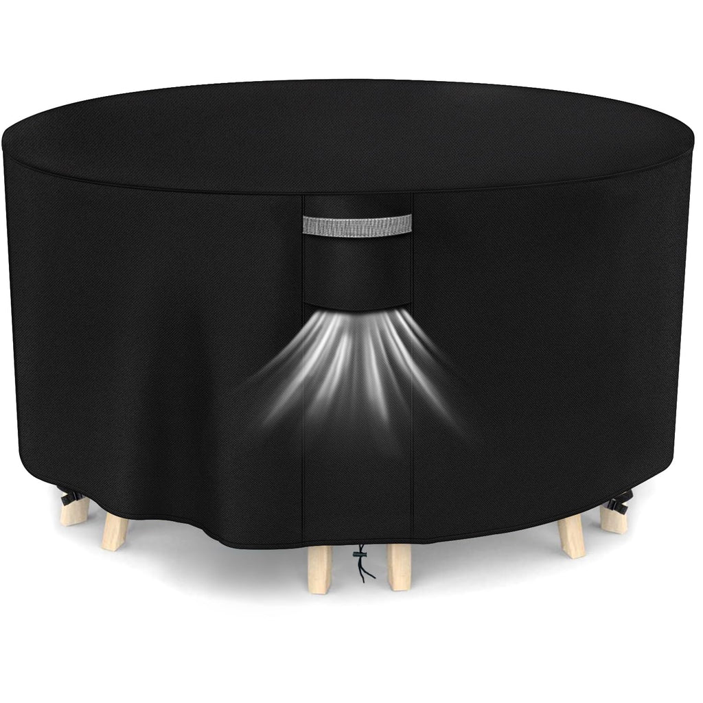 Dokon Round Garden Furniture Cover | 420D Oxford Waterproof Patio Set