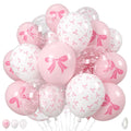 Pink Bow Balloons - 35PCS Coquette Latex Balloon Set for Girls