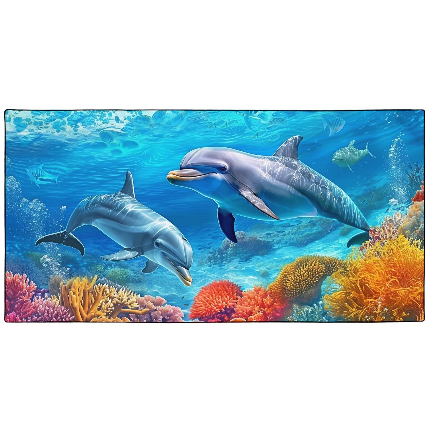 YISUMEI Dolphin Beach Towel | Extra Large Microfibre Quick Dry Sand Proof