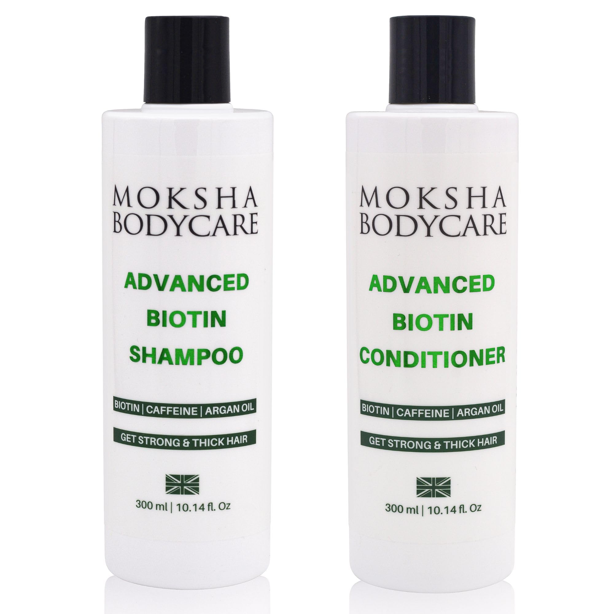 Moksha Biotin Hair Growth Shampoo and Conditioner Set with Rosemary Oil