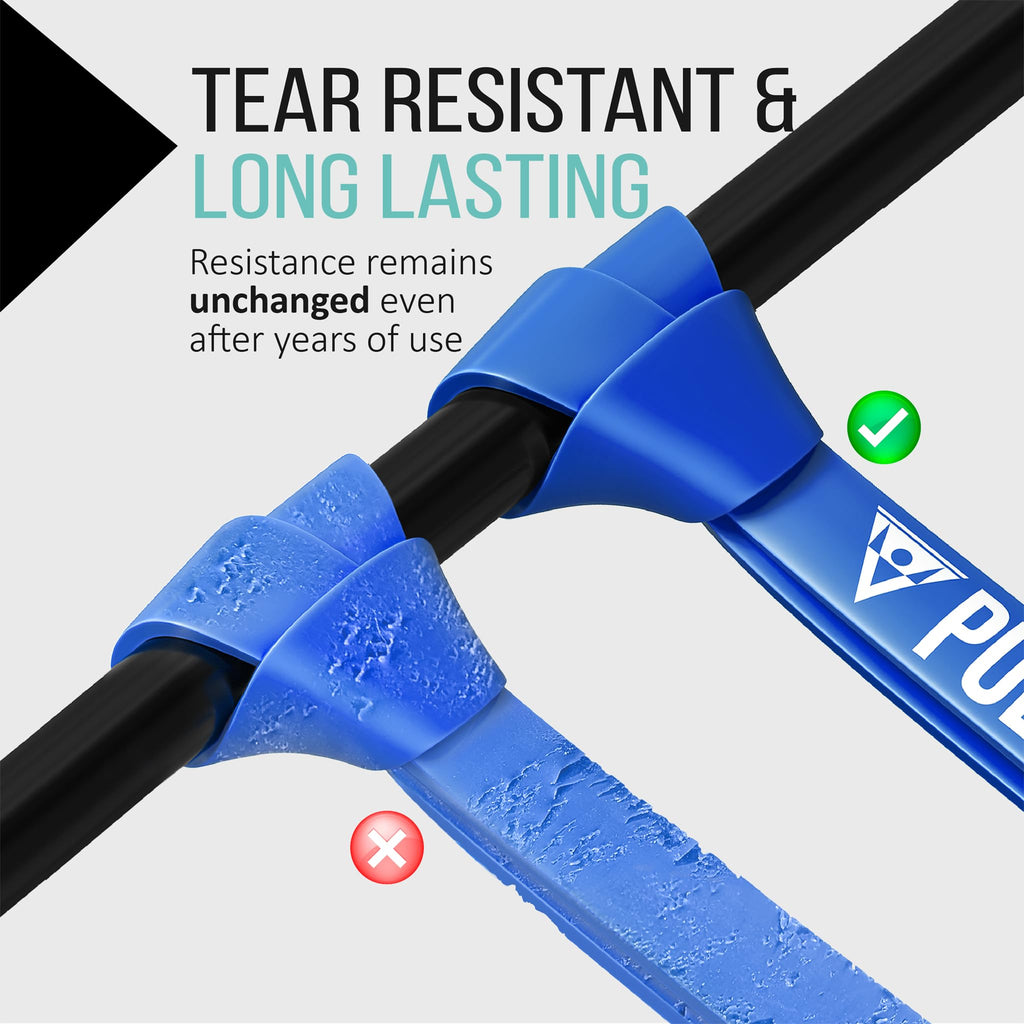 PULLUP & DIP Resistance Bands Set | Natural Latex Pull Up Assist Bands