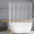 Clear PEVA Short Shower Curtain Liner with Magnets | 59x59"