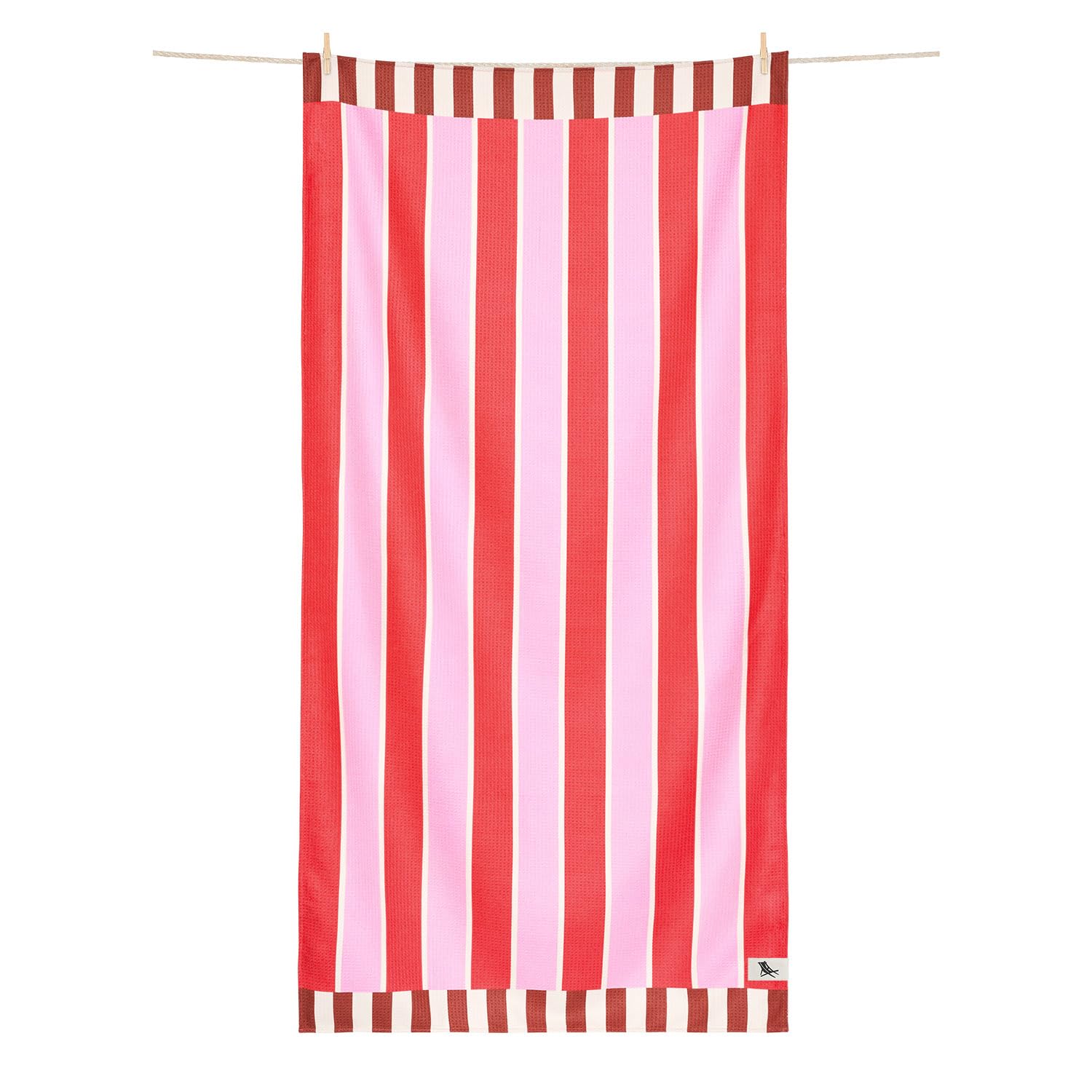 Dock & Bay Quick Dry Waffle Bath Towel - Cherry Bomb - Small (85x40cm)