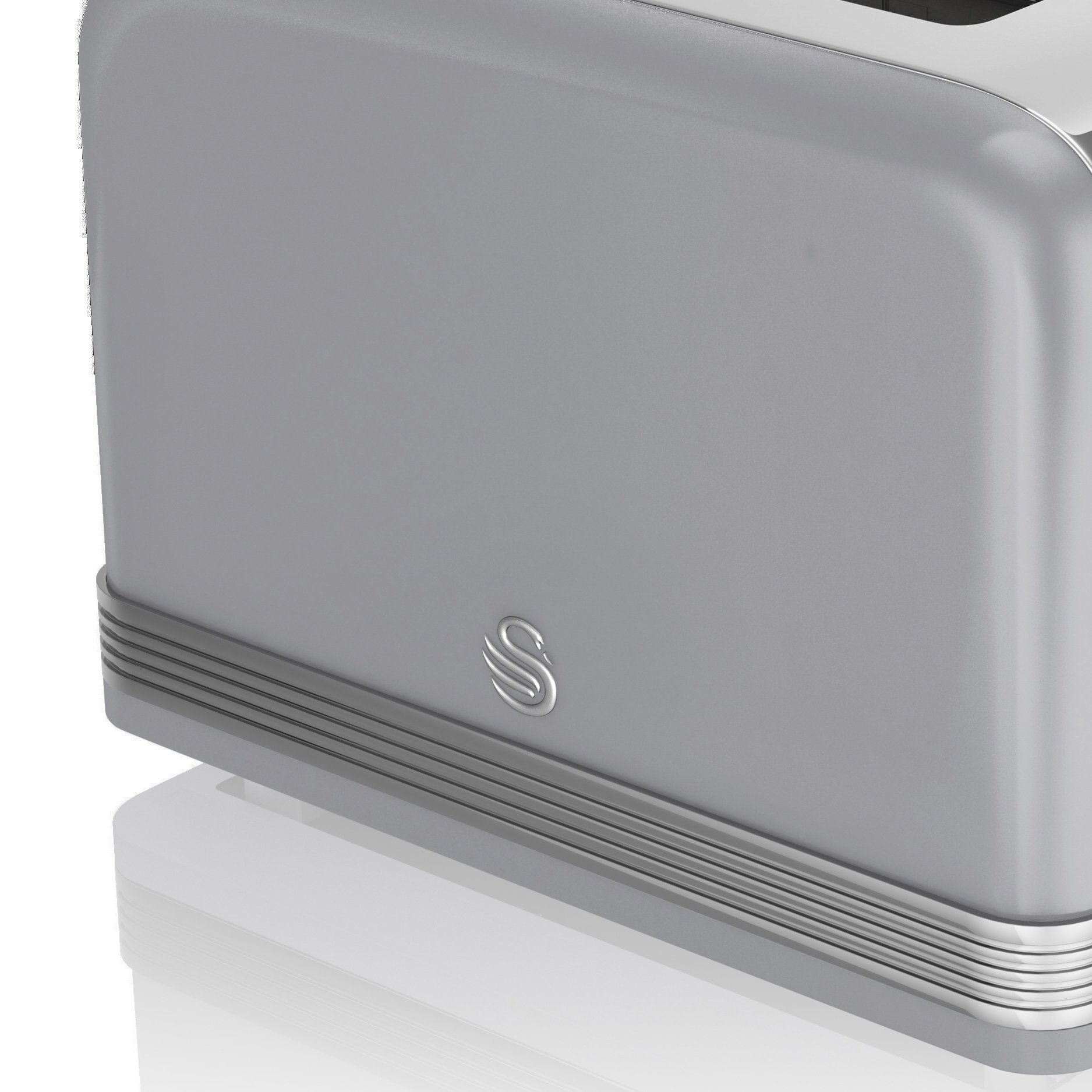 Swan Retro 4-Slice Toaster – 1600W with 6 Browning Levels, Grey