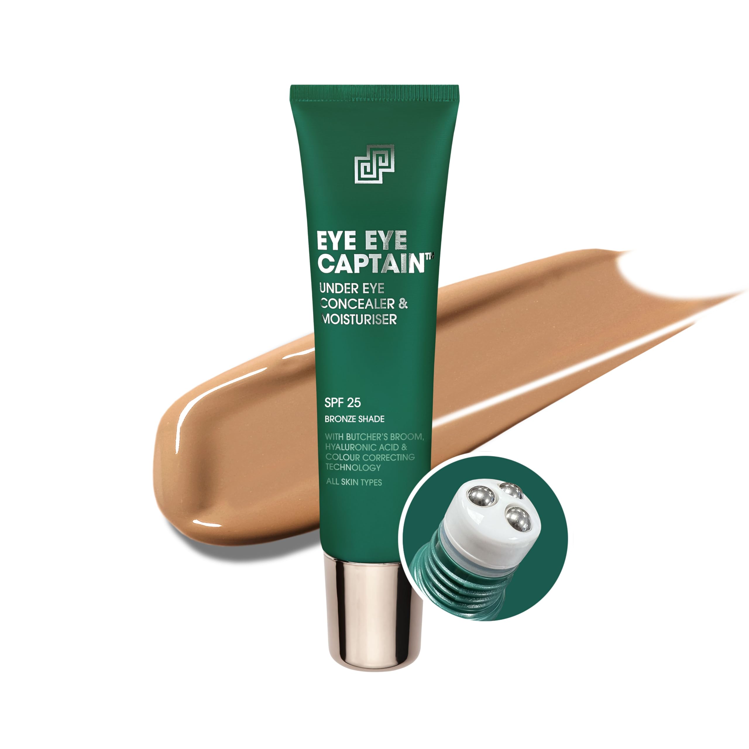 Shakeup Cosmetics Men's Under Eye Concealer with SPF – Bronze, 15ml