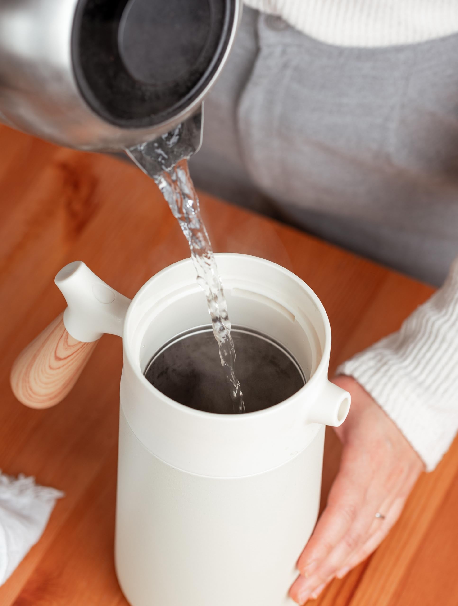 Heemburg French Press – Double Wall Insulated Stainless Steel Coffee Maker