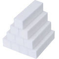 Jolof Store 10pcs White Nail Buffer Block Set for Acrylic and Natural Nails