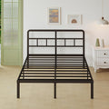 Lutown-Teen European Double Bed Frame 140x200 - Heavy Duty Metal