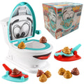 Poop Shooter Game - Interactive Toilet Toy with 12 Poops