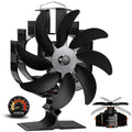 JossaColar 8-Blade Oscillating Stove Fan | Heat Powered Log Burner Fan