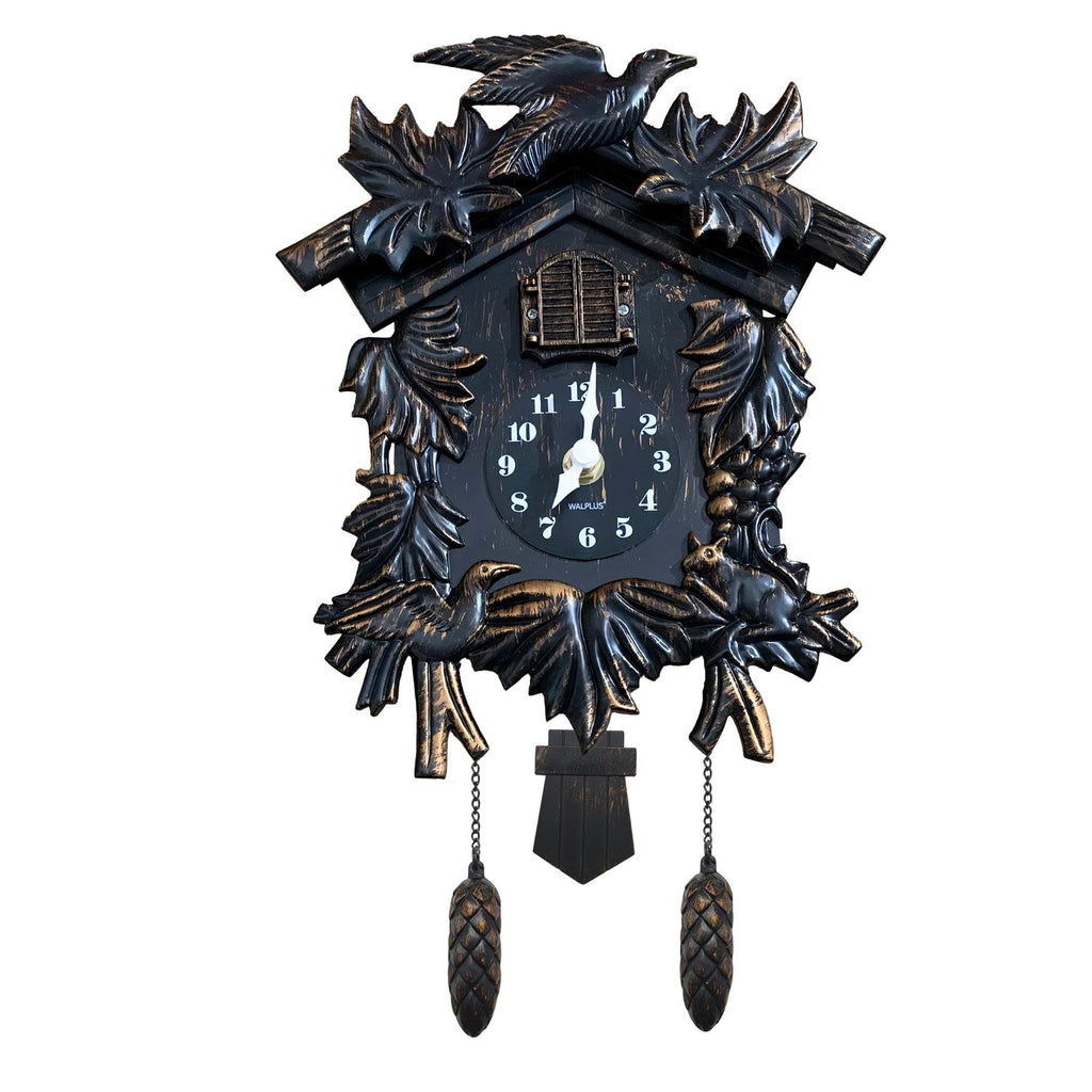 Walplus Black Forest Cuckoo Clock – Vintage Quartz Wall Decor