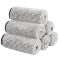 Sunland Bamboo Charcoal Microfiber Face Towels | Reusable 6 Pack