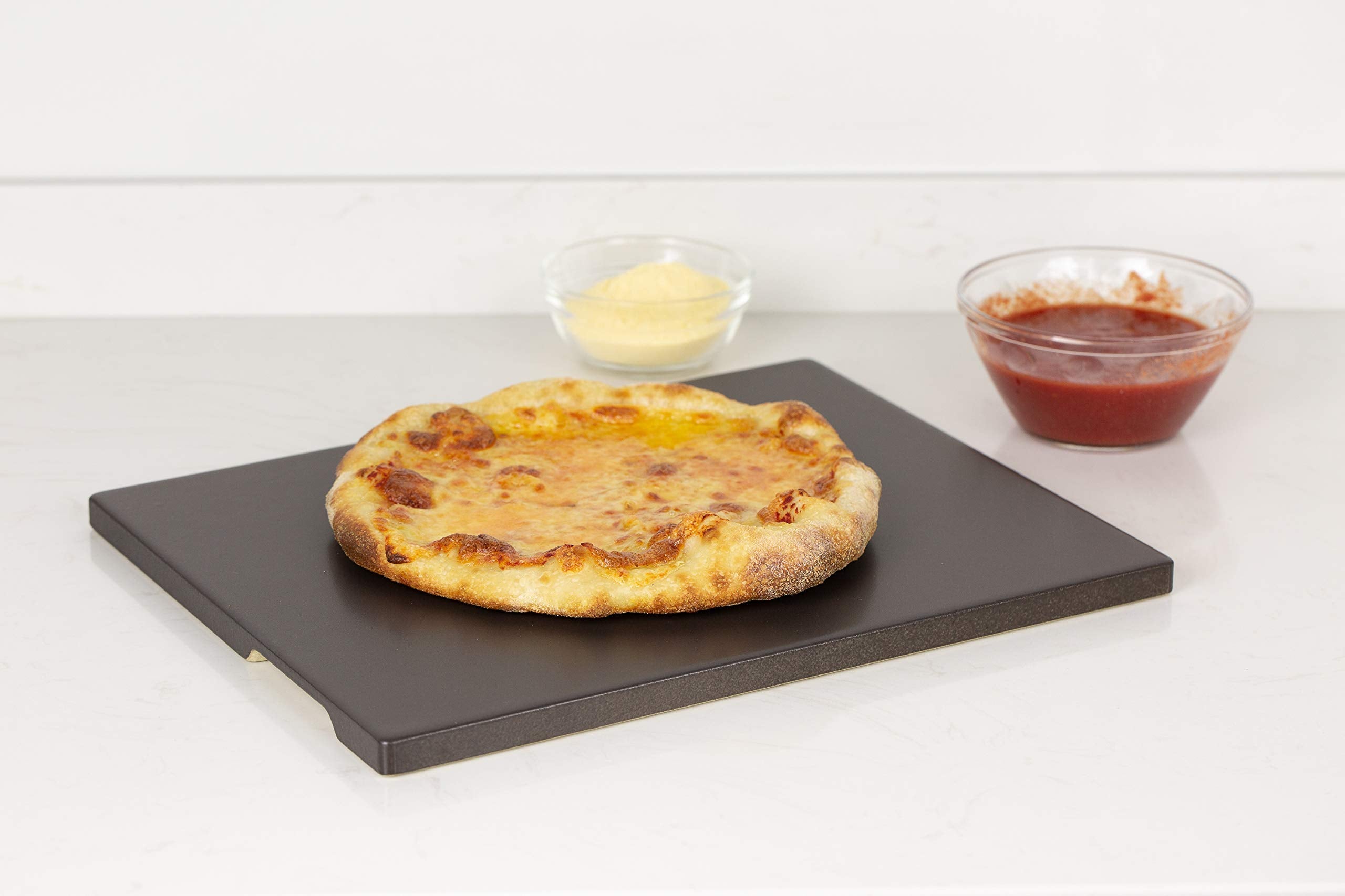 Rocksheat Ceramic Coating Pizza Stone – 30x38cm Rectangular Baking Stone