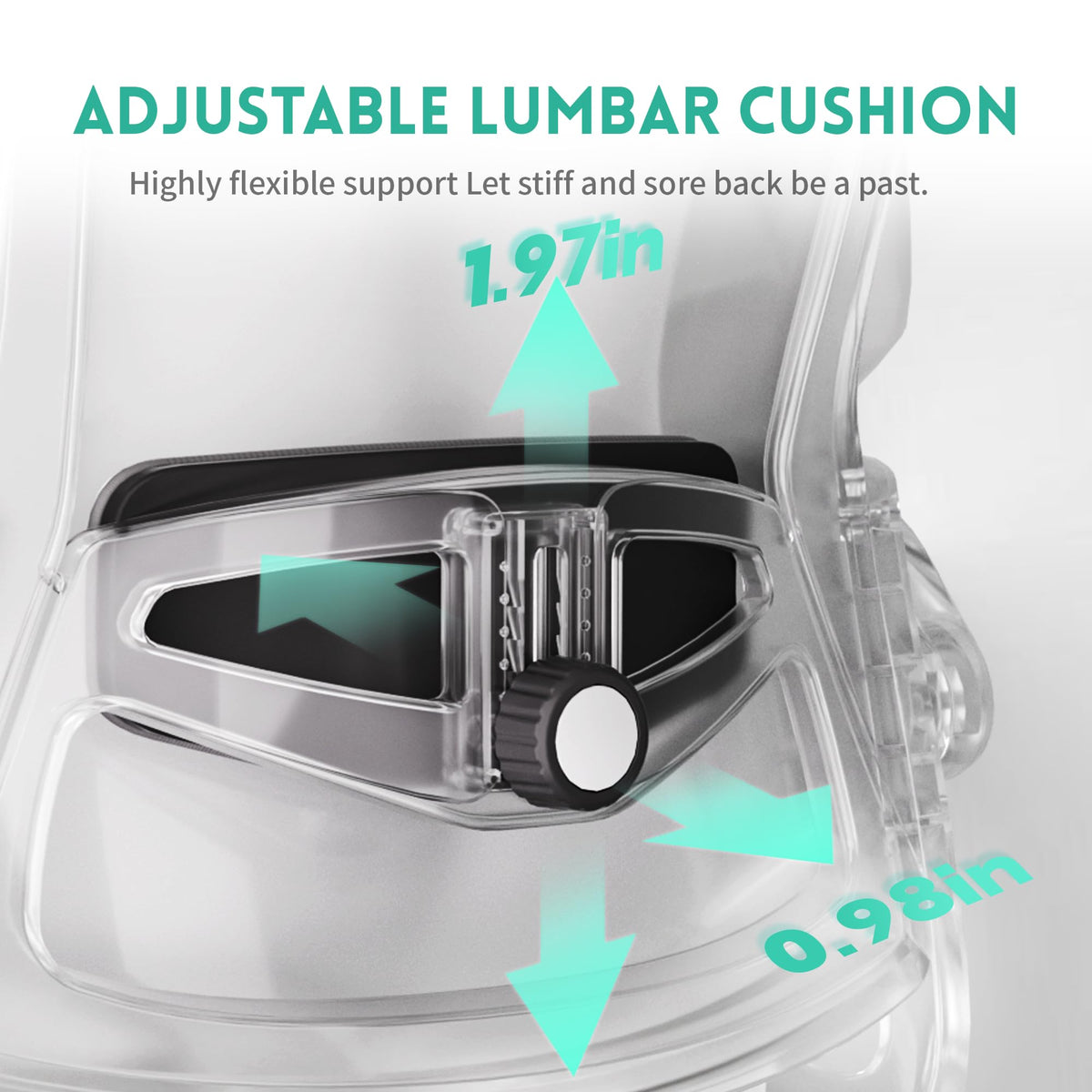 Ergonomic Office Chair, S-Shaped Mesh Desk Chairs, Adjustable Headrest & Lumbar Support, 90°Flip-Up Armrest - image 4