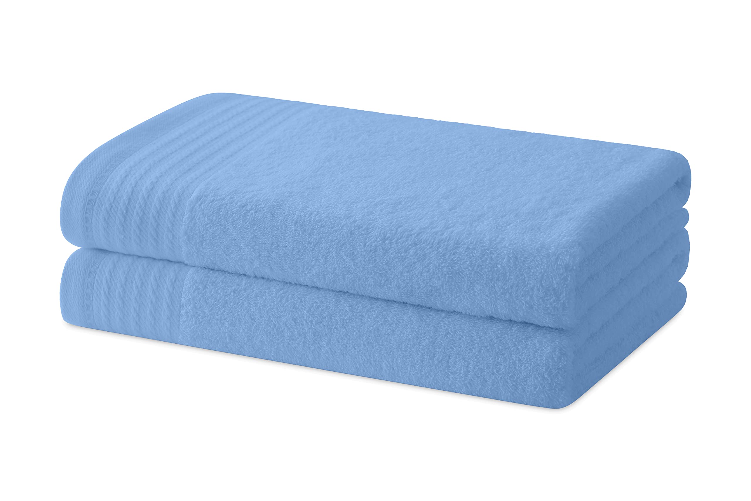 Degrees Home Set of 2 Bath Towels – 100% Cotton 480 GSM – 130x65 cm