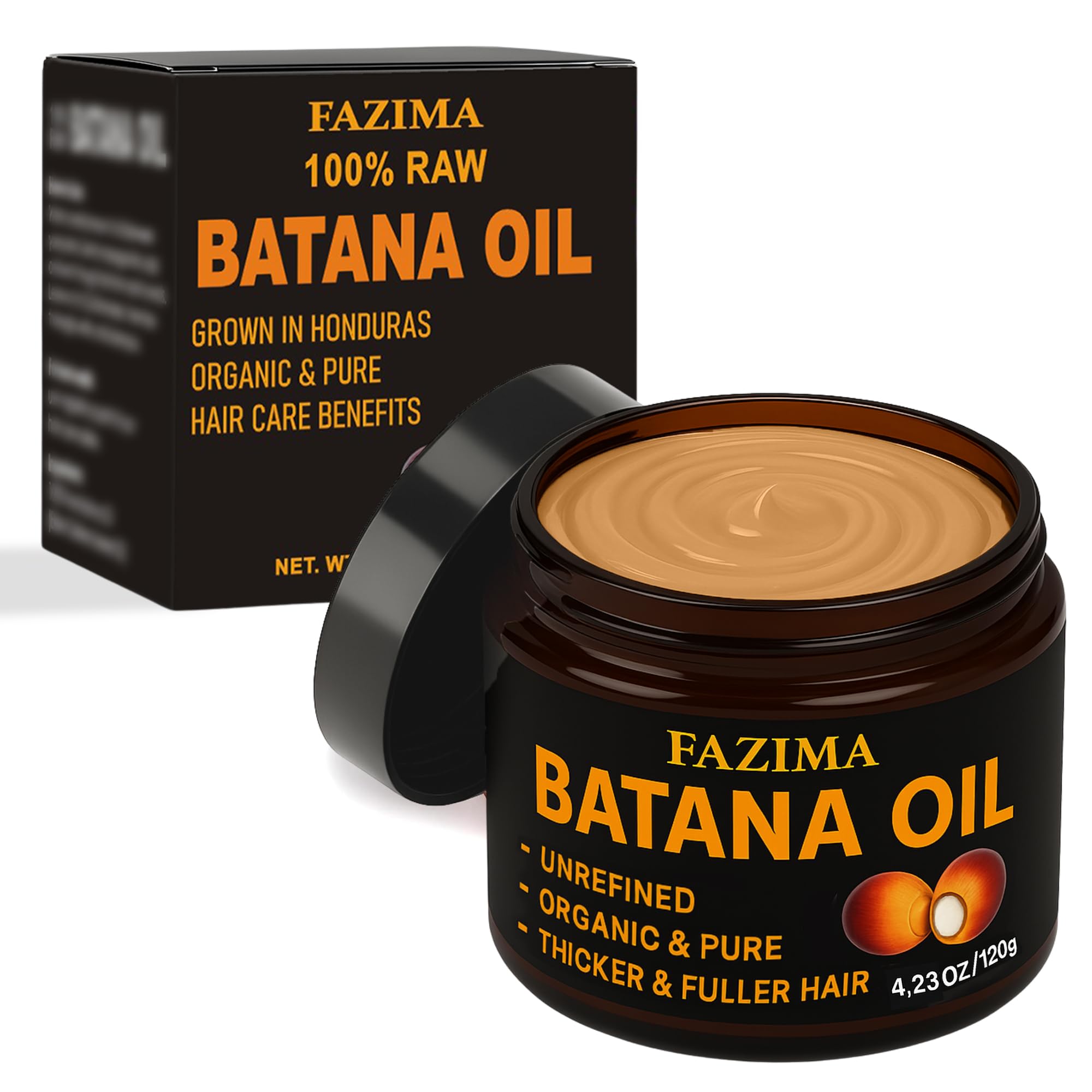 Fazima Raw Batana Oil for Hair Growth – 100% Pure & Unrefined 125ml