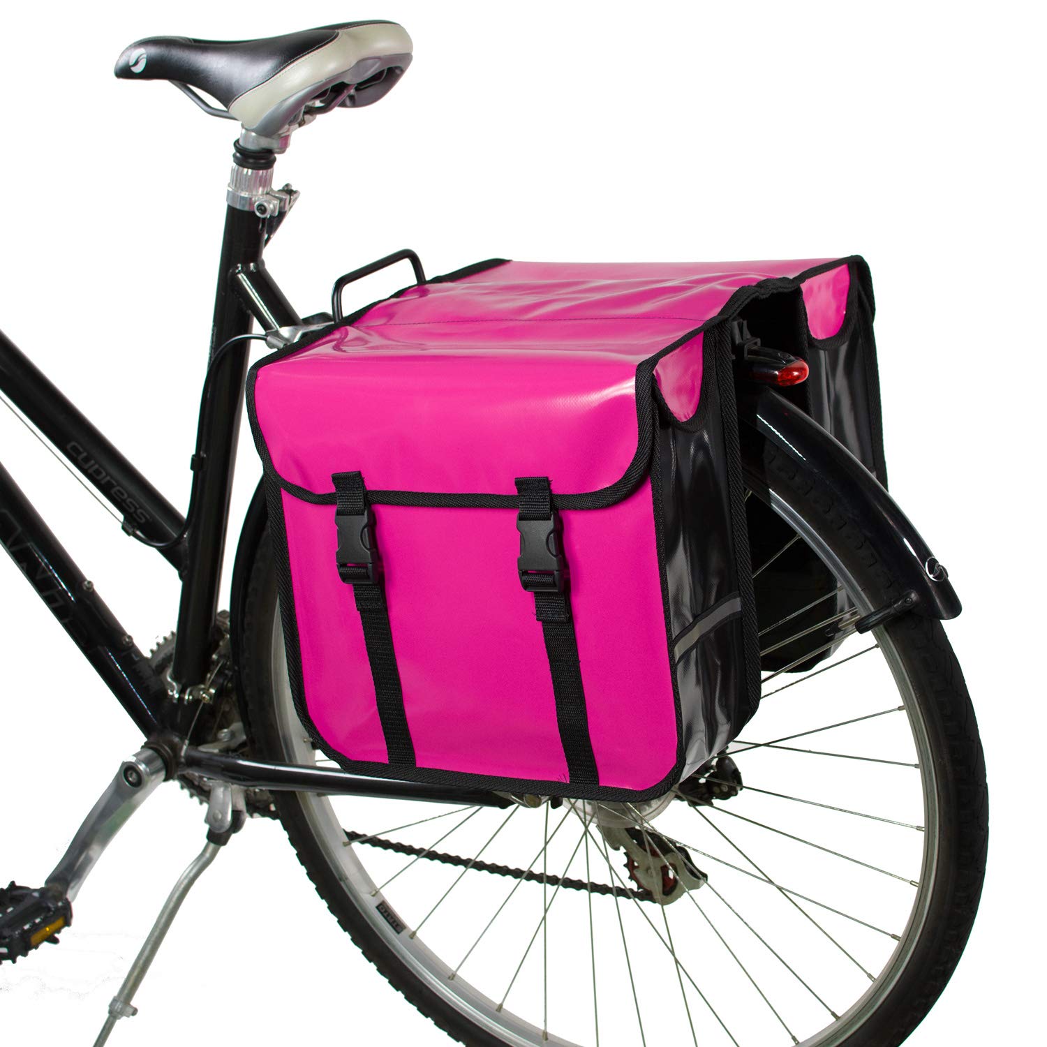 BikyBag Classic CW | Waterproof Double Bicycle Pannier Bag – Pink