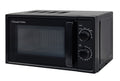 Russell Hobbs 17L Compact Microwave – 700W Manual Textures Design, Black