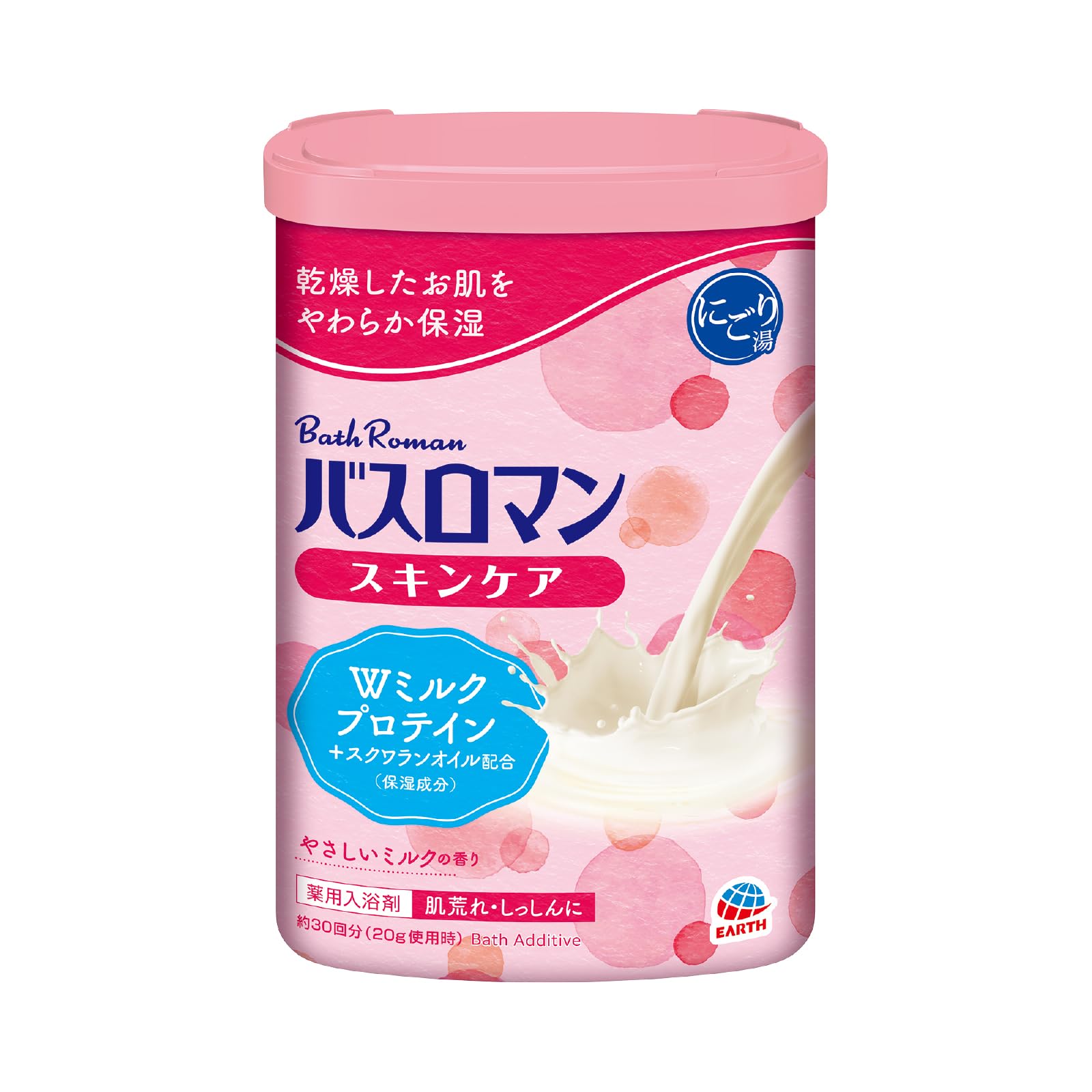 Bathroman Skin Care W Milk Protein Bath Agent for Sensitive Skin - 600g