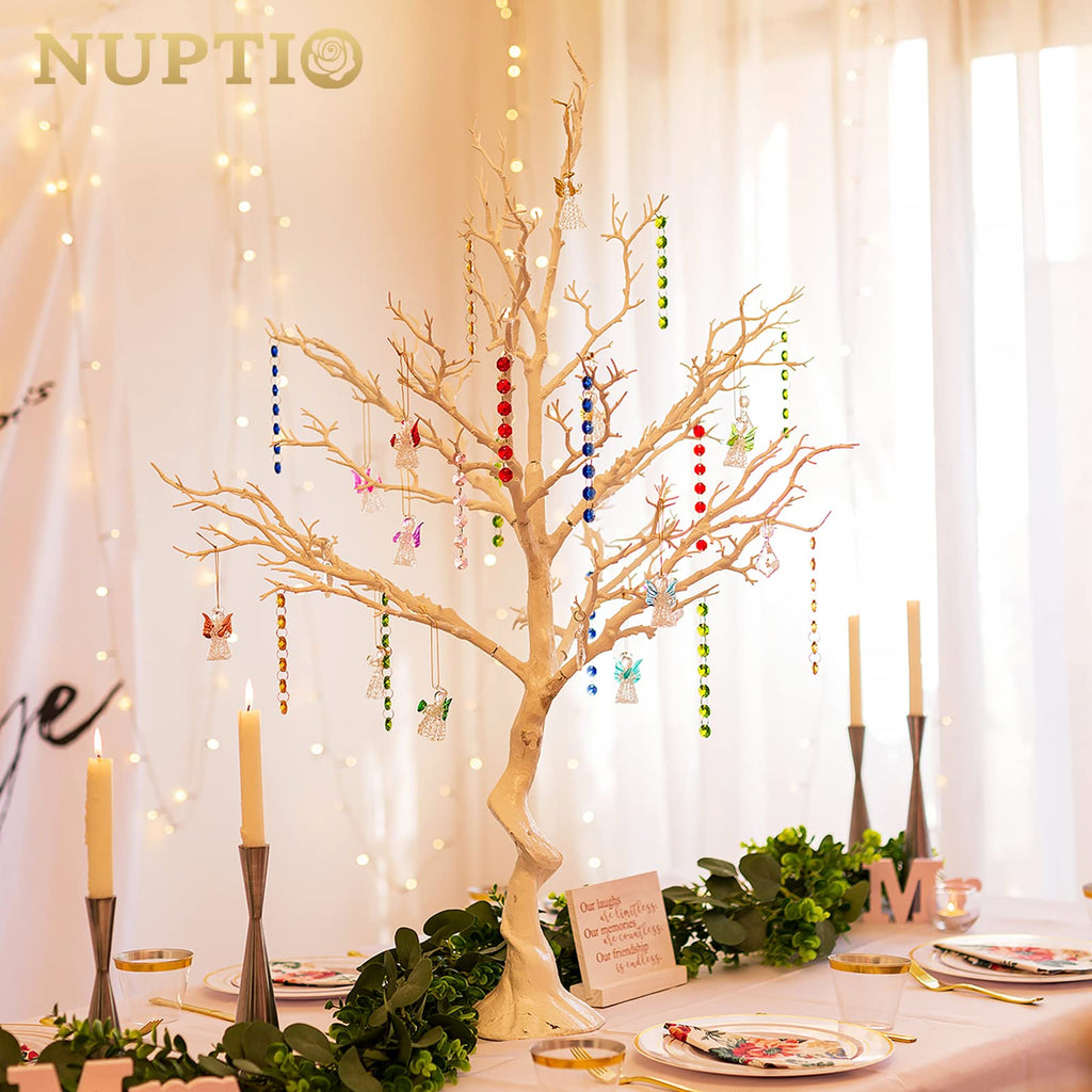 Nuptio 105cm White Artificial Manzanita Tree – Faux Twig Table Centerpiece