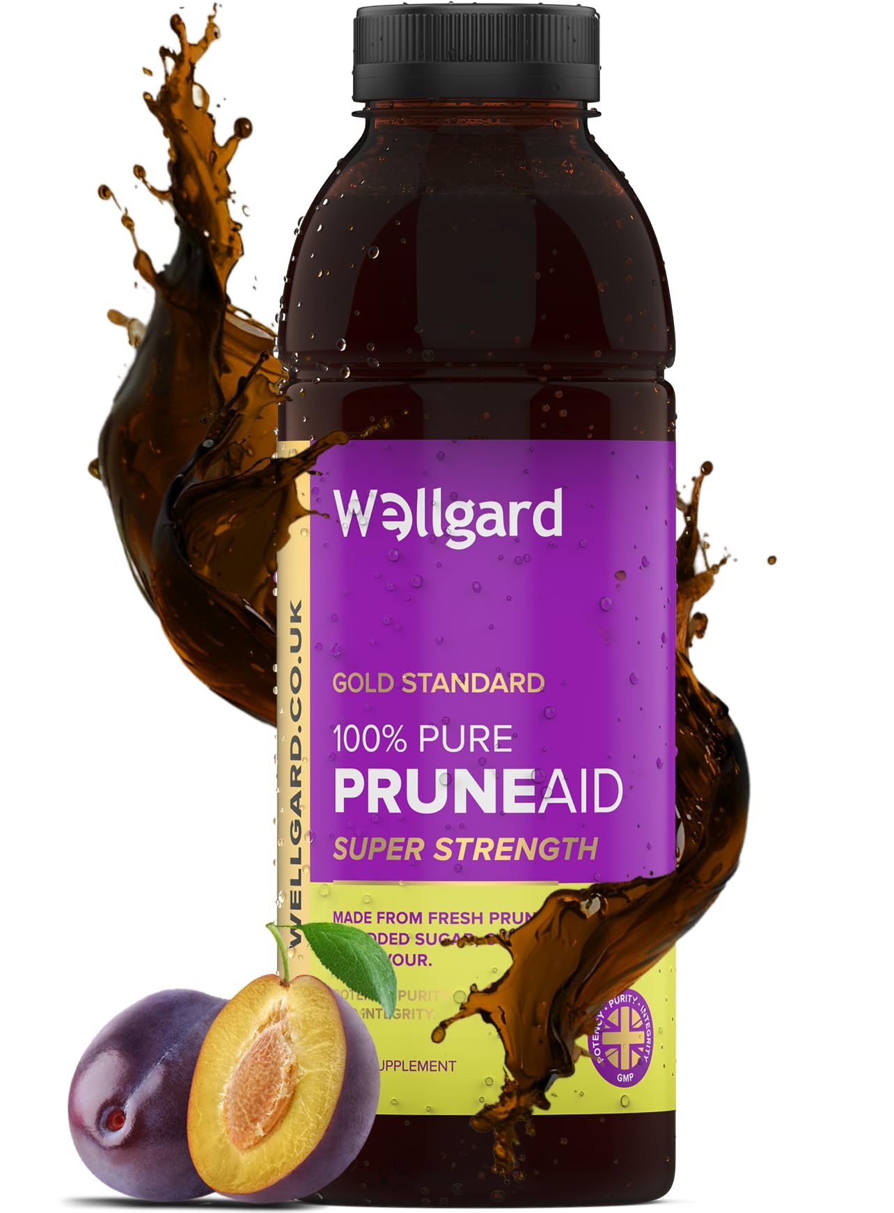 Wellgard PruneAid 100% Fresh Prune Juice – Potassium Rich, 500ml