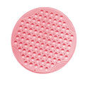 VSUSN Round Anti-Slip Shower Mat | 55cm Non-Slip Bathtub Mat - Pink
