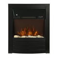 Zanussi ZEFIST1003B Electric Inset Fire Stove | 2kW Black Heater