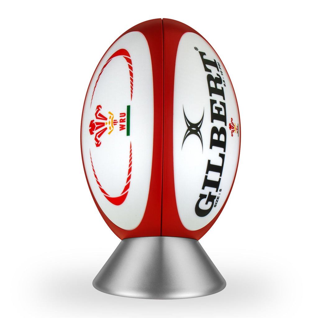 Gilbert Wales WRU Rugby Ball Night Light – Official Licensed Bedside Lamp