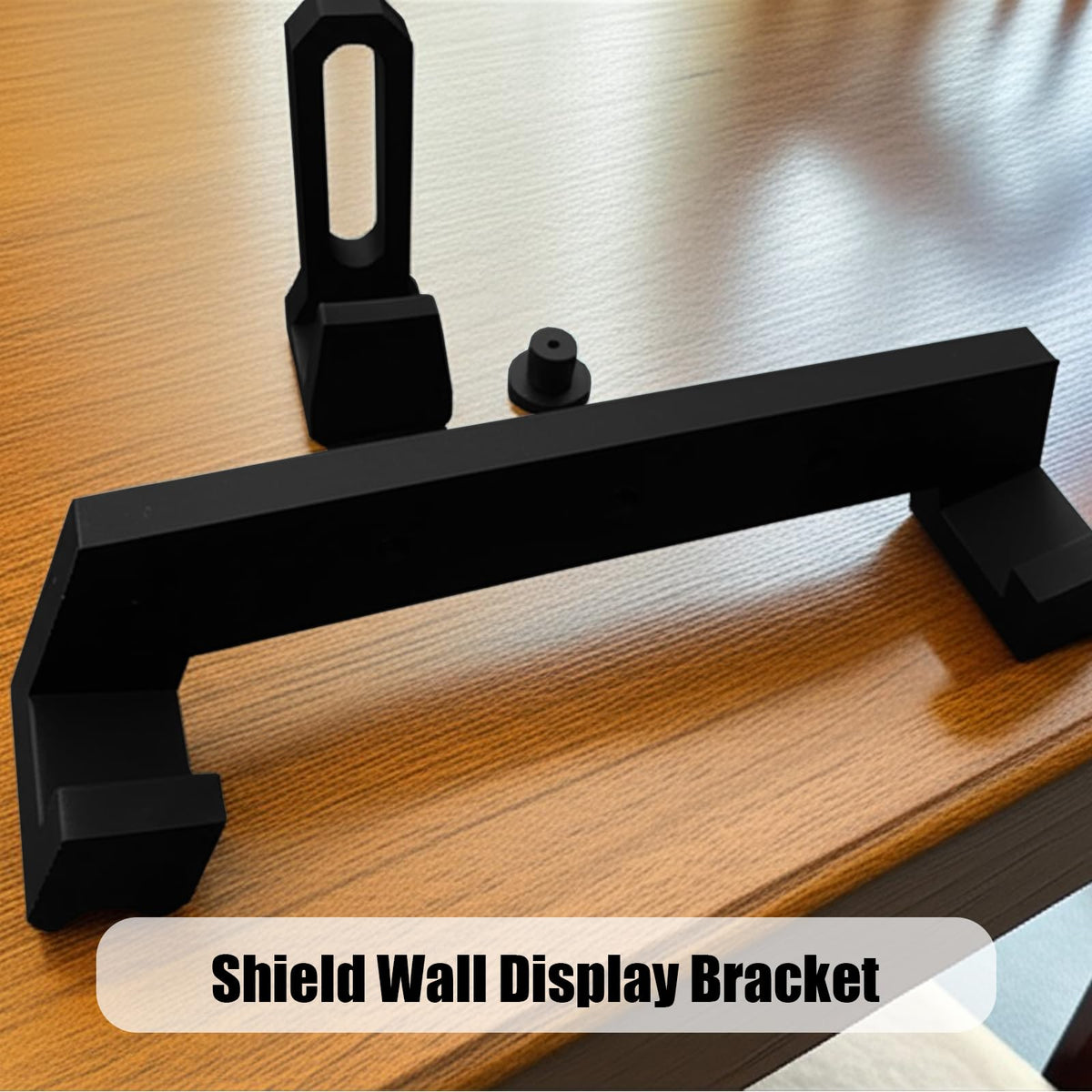 Shield Wall Mount Display Shelf, Adjustable Wall Mounted Shield Display Bracket, Shield Wall Mount Display Shelf For Collectibles - image 2