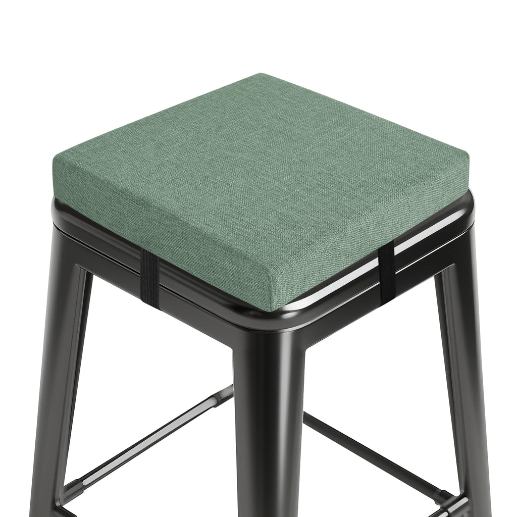 MineCozy Bar Stool Cushions Square 12" x 12" 1 Piece Sage Green - image 1