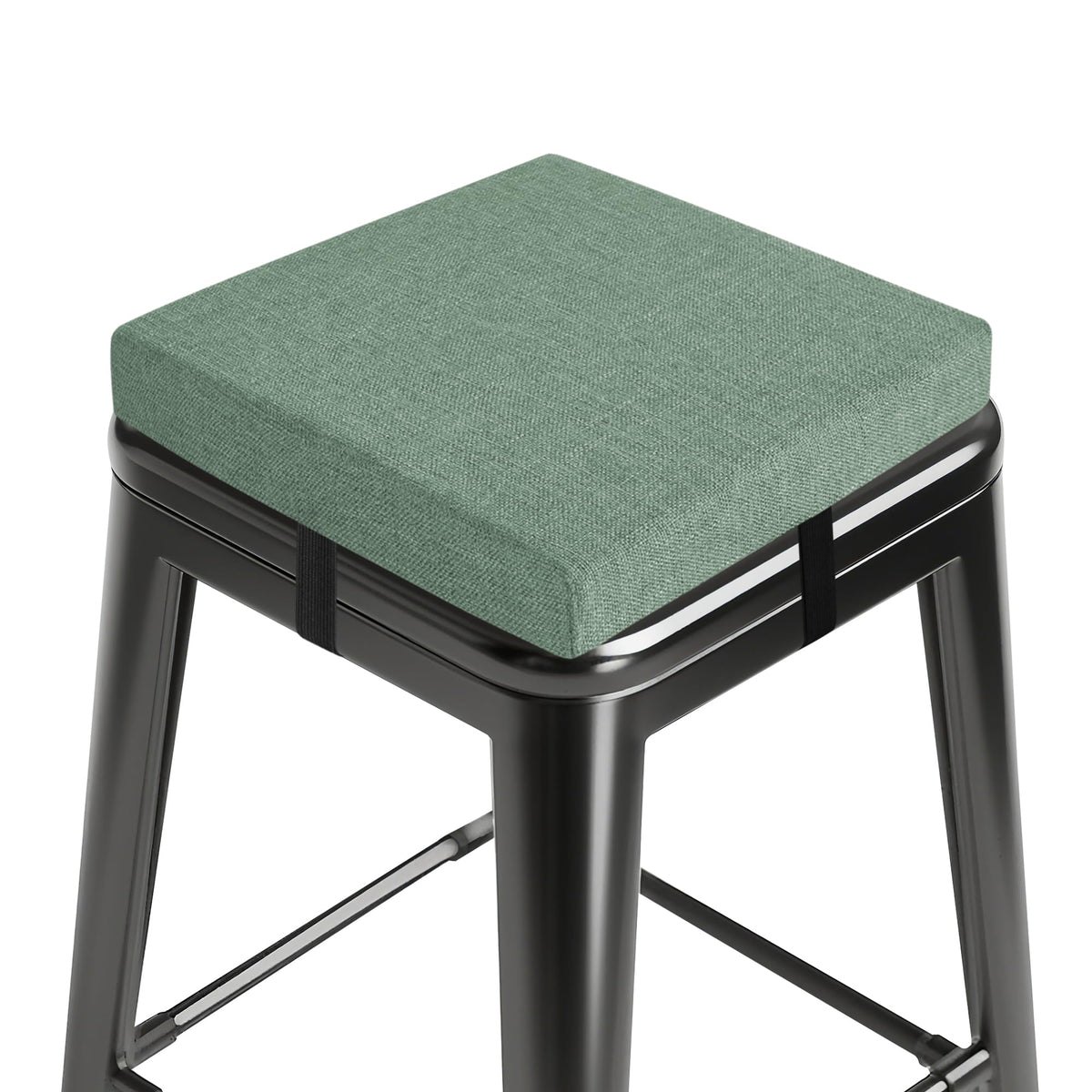 MineCozy Bar Stool Cushions Square 12" x 12" 1 Piece Sage Green - image 1