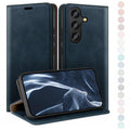 HUOUH Samsung Galaxy S25 Wallet Case – RFID Blocking Leather Folio