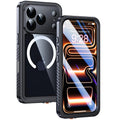 Lanhiem iPhone 17 Pro Max Case | IP68 Waterproof MagSafe Cover - Black
