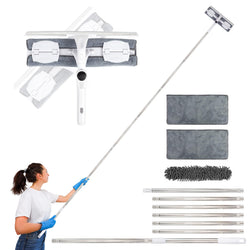 10.5Ft Telescopic Window Cleaner Equipment with Extension Pole - image 1