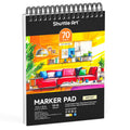 Shuttle Art Marker Pad | 12x9 Bleedproof 110lb Drawing Paper, 70 Sheets