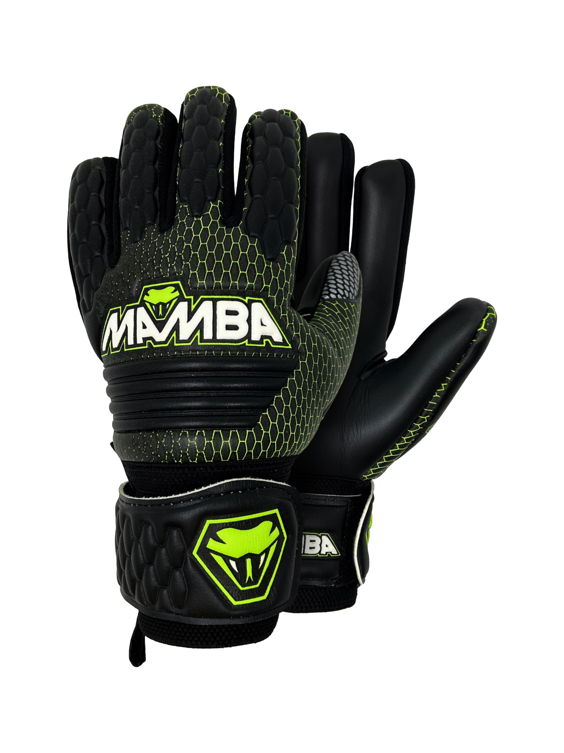 MAMBA Pro Goalkeeper Gloves | German Contact Latex | Negative Cut