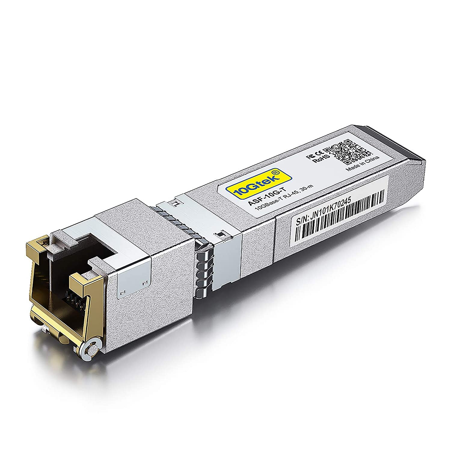 10Gtek SFP+ RJ45 Transceiver for Netgear | 10GBase-T Copper Module 30m