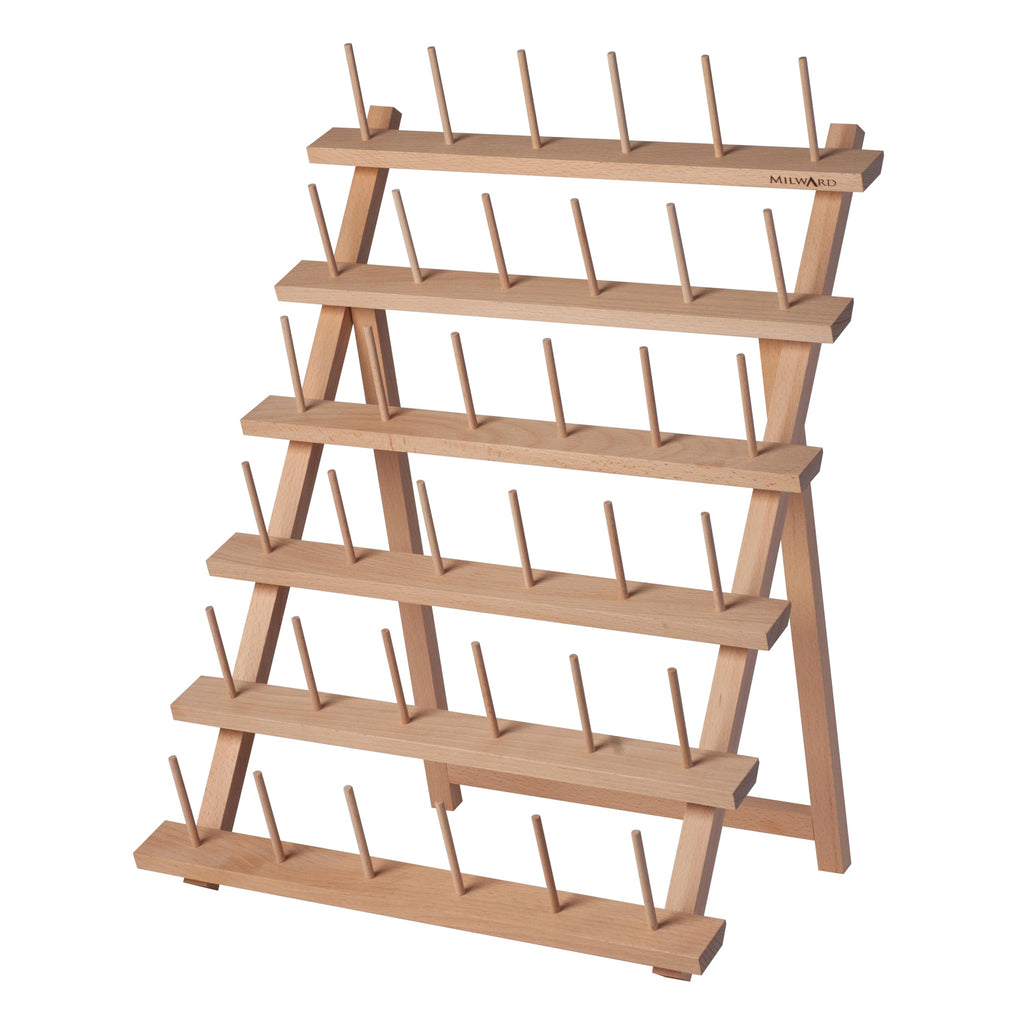 Milward Beech Wood Overlocker Thread Reel Stand | 36 Spool Holder