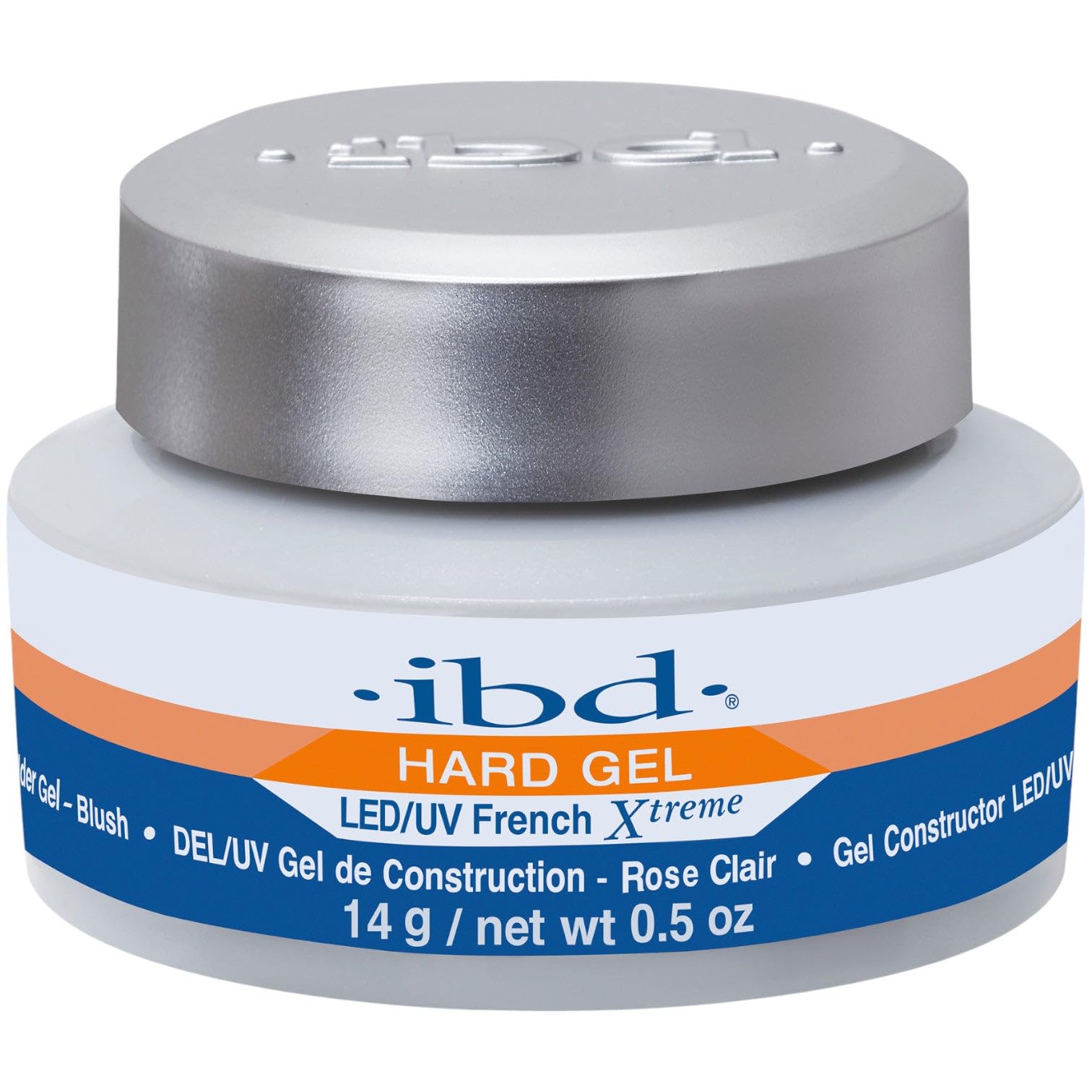 IBD French Xtreme Blush Hard Gel – LED/UV Nail Extension Gel, 14g