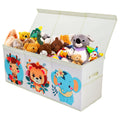Decalsweet Extra Large Kids Toy Storage Box | Foldable Oxford Toy Chest