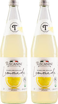 Tuscanini Sparkling Lemonade – Real Italian Soda, 750ml (Pack of 2)
