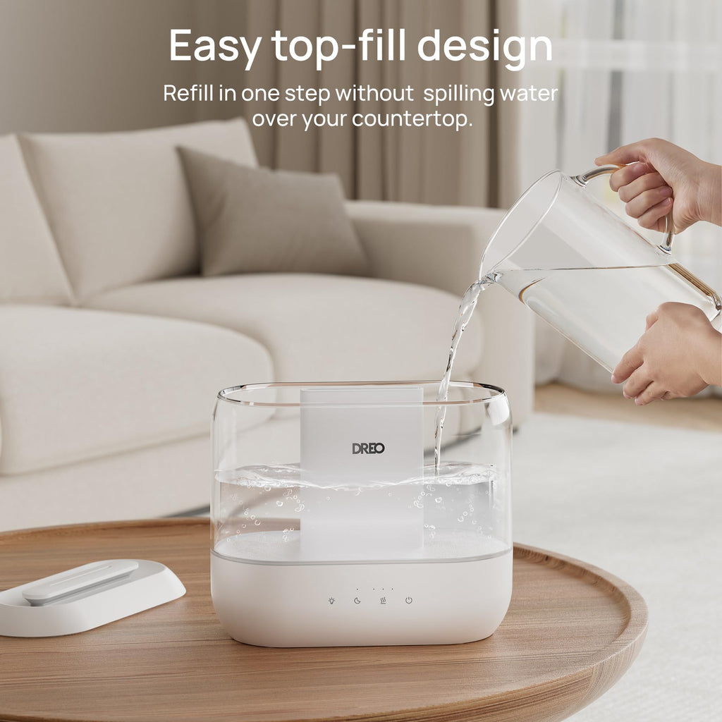 Dreo 4L Cool Mist Humidifier – Quiet Ultrasonic Diffuser with Night Light