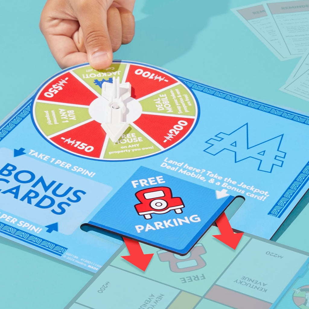 Snaps Monopoly Classic Board Game – Family Strategy Game with 8 Tokens