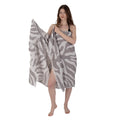 OZDESIGN Jacquard Turkish Peshtemal Towel – 100% Cotton Quick-Dry Hammam