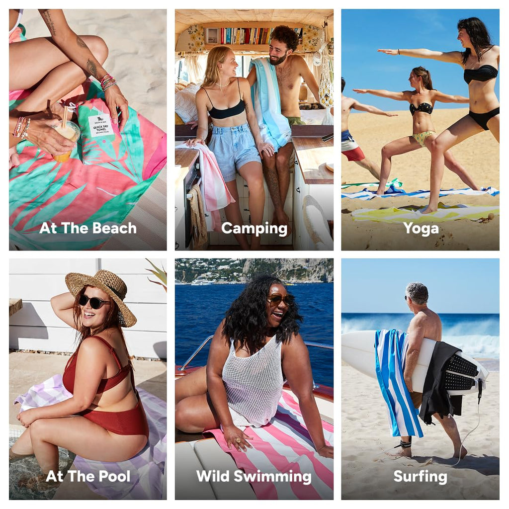 Dock & Bay Quick Dry Beach Towel - Hot Tropics, Extra Large - image 4