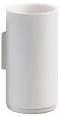 Zone Denmark Rim Wall Mounted Toothbrush Cup - White Aluminum - 13.7cm