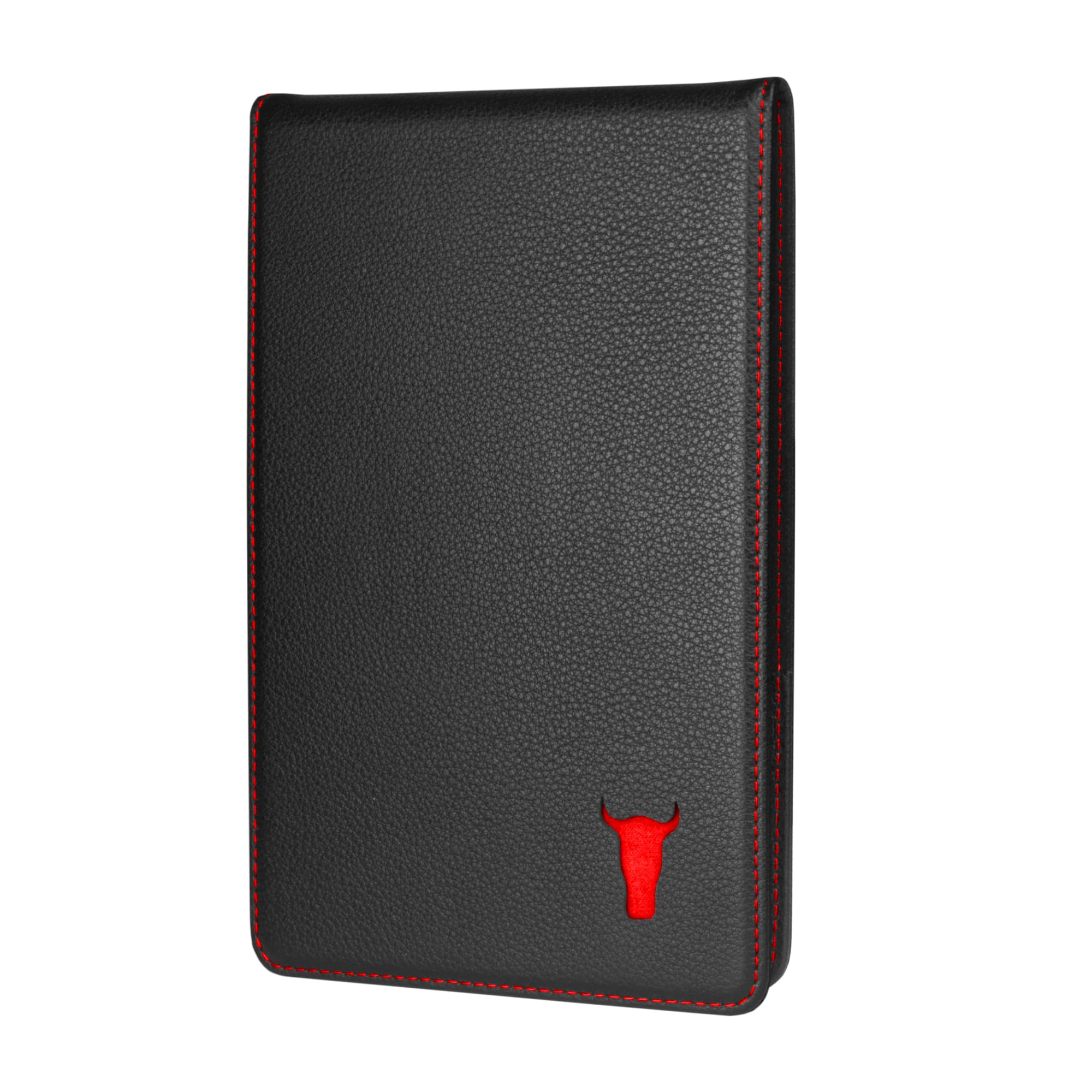 TORRO Genuine Leather Golf Scorecard and Yardage Book Holder - Black