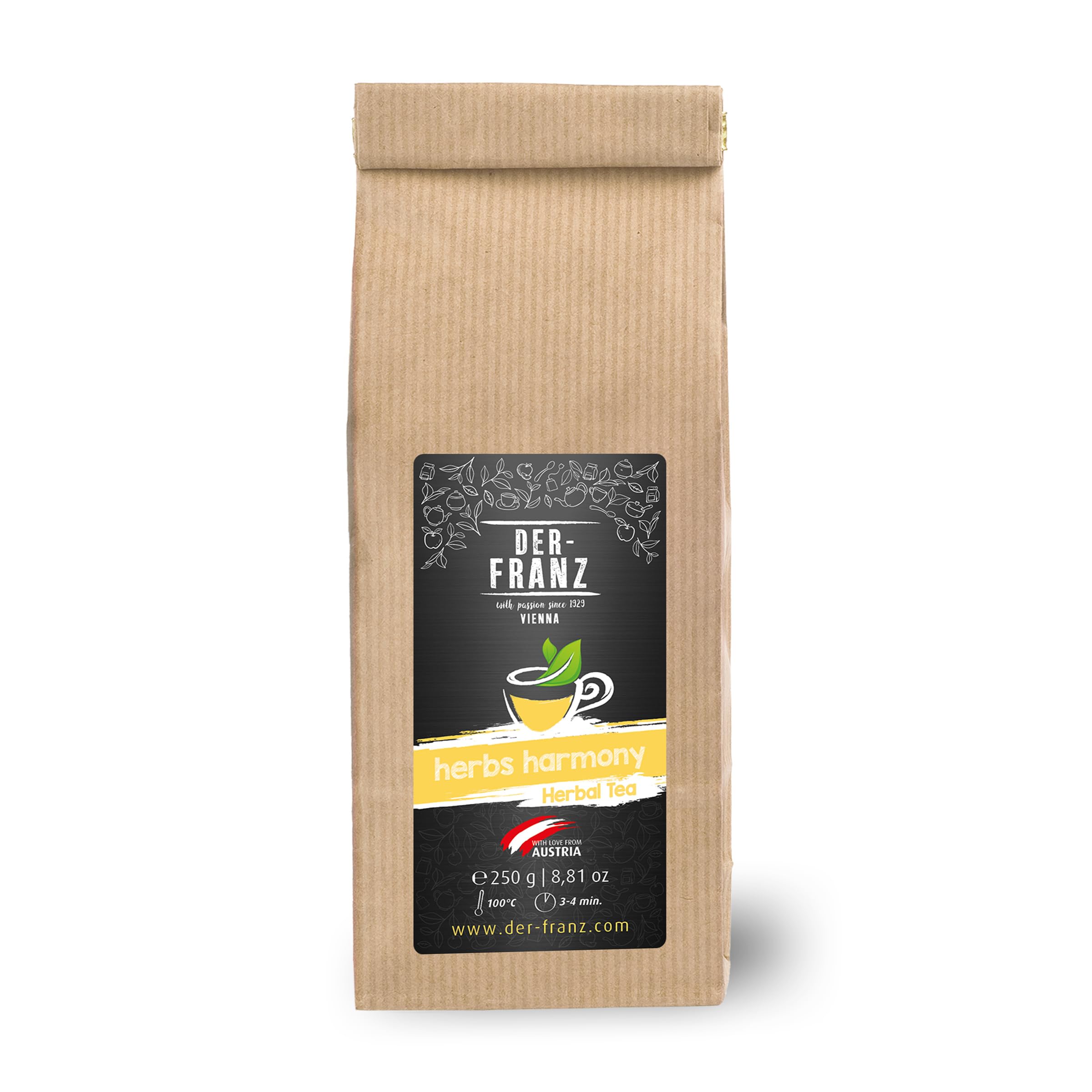Der-Franz Herbs Harmony Herbal Tea – Whole Leaf Loose Blend, 250g